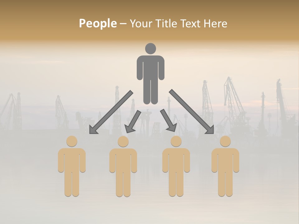 Crane Trans Transshipment PowerPoint Template