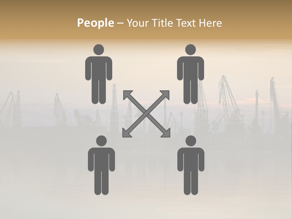 Crane Trans Transshipment PowerPoint Template