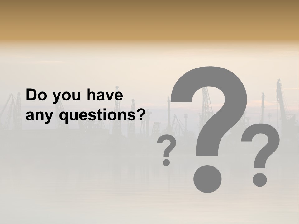 Crane Trans Transshipment PowerPoint Template