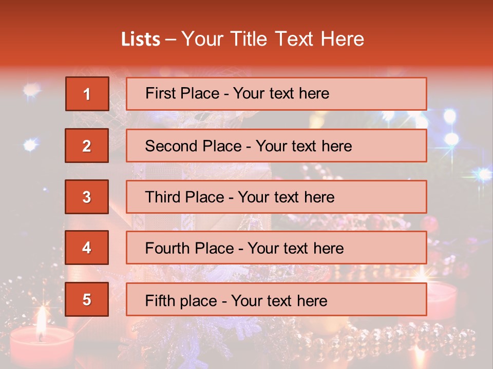 New Christmas Decoration PowerPoint Template