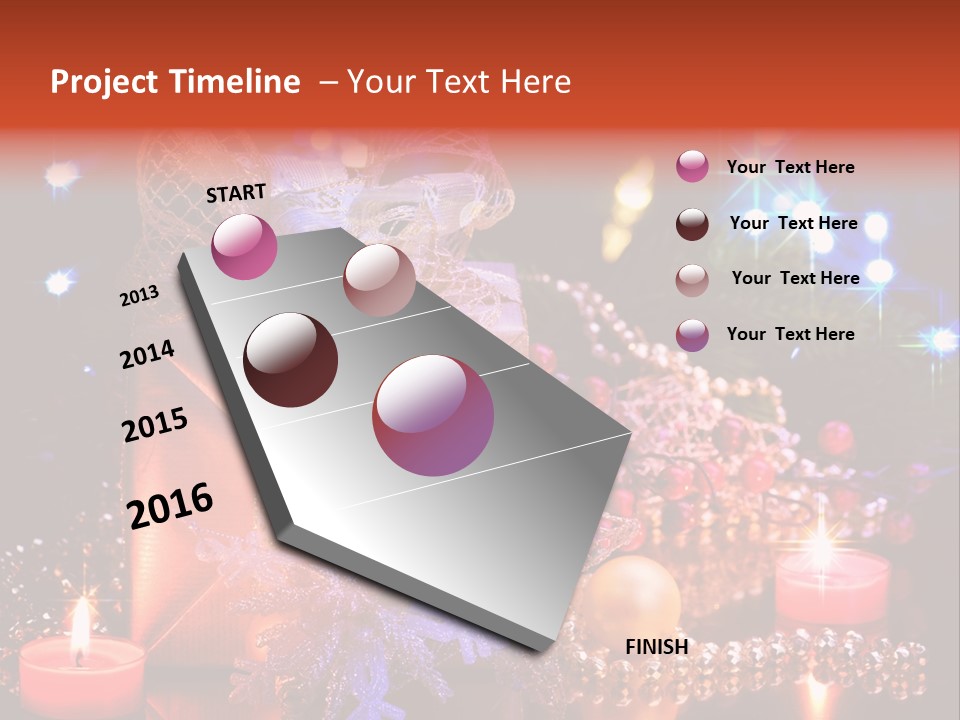 New Christmas Decoration PowerPoint Template