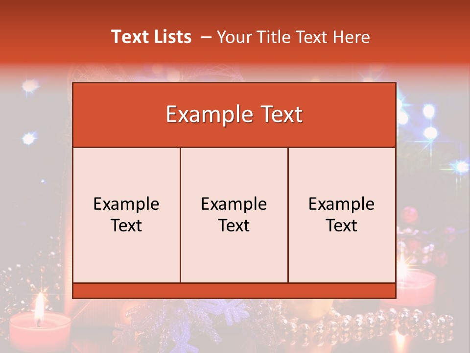 New Christmas Decoration PowerPoint Template