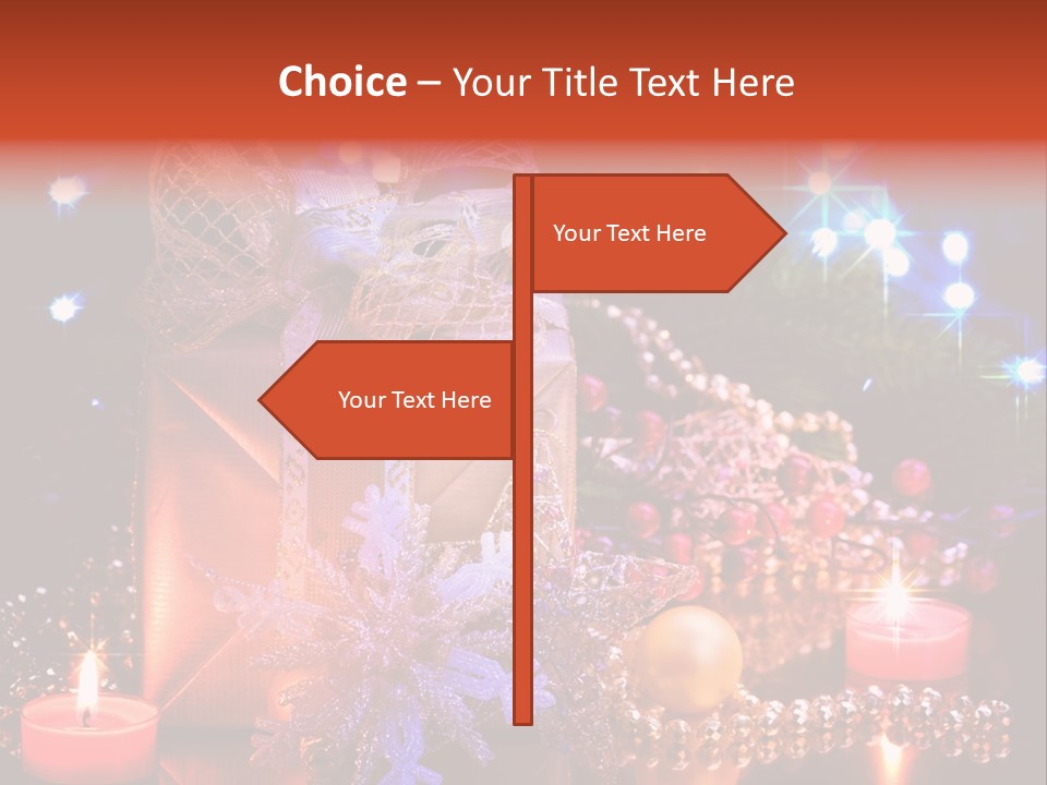 New Christmas Decoration PowerPoint Template