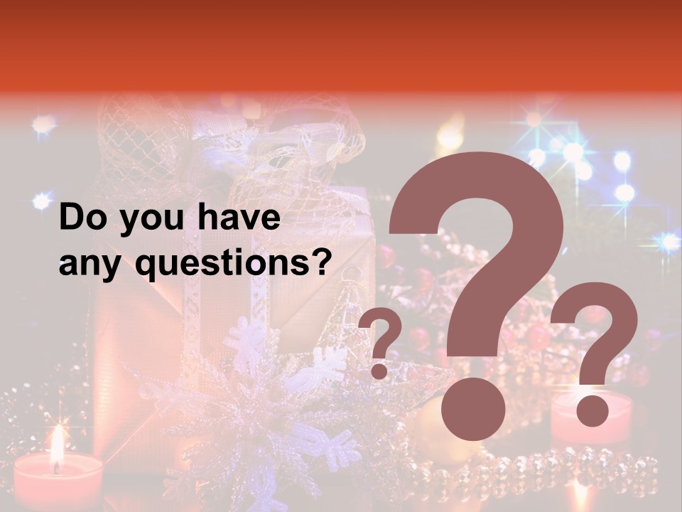 New Christmas Decoration PowerPoint Template