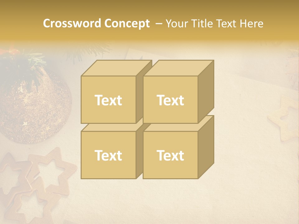 Retro Bell Greeting PowerPoint Template
