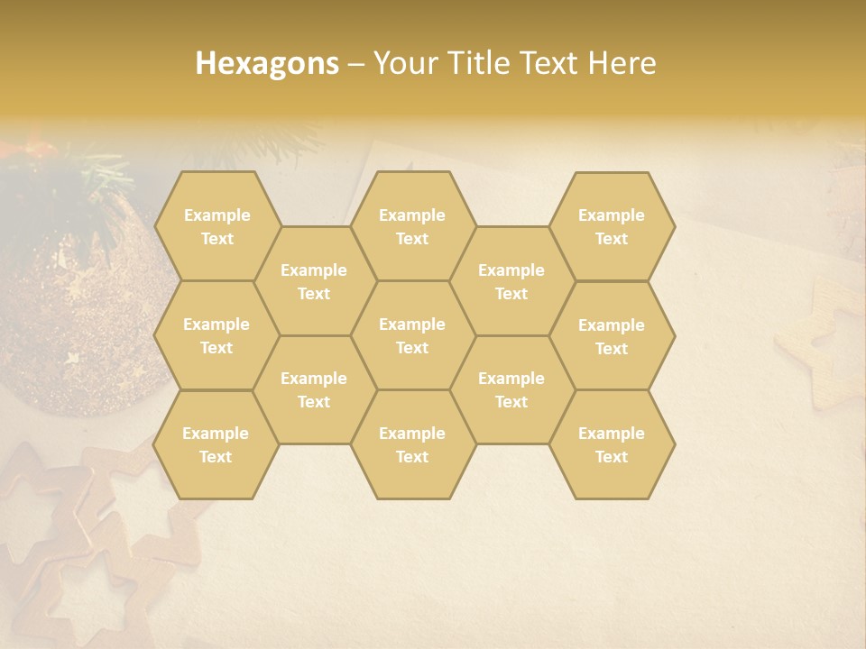 Retro Bell Greeting PowerPoint Template