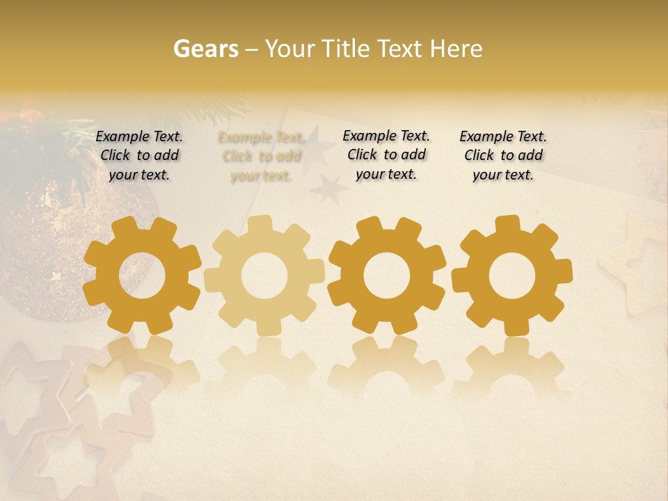 Retro Bell Greeting PowerPoint Template