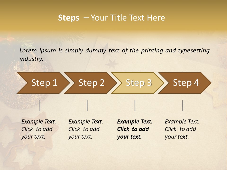 Retro Bell Greeting PowerPoint Template