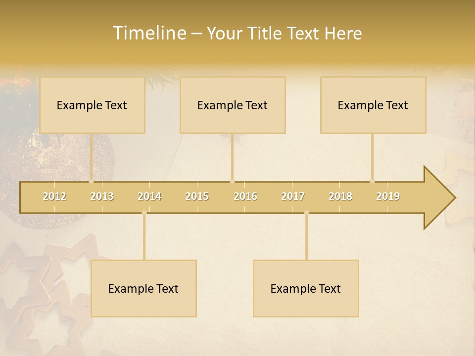 Retro Bell Greeting PowerPoint Template
