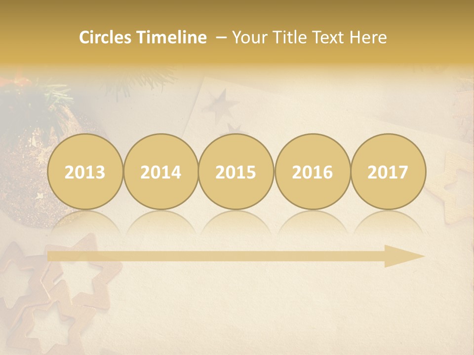 Retro Bell Greeting PowerPoint Template