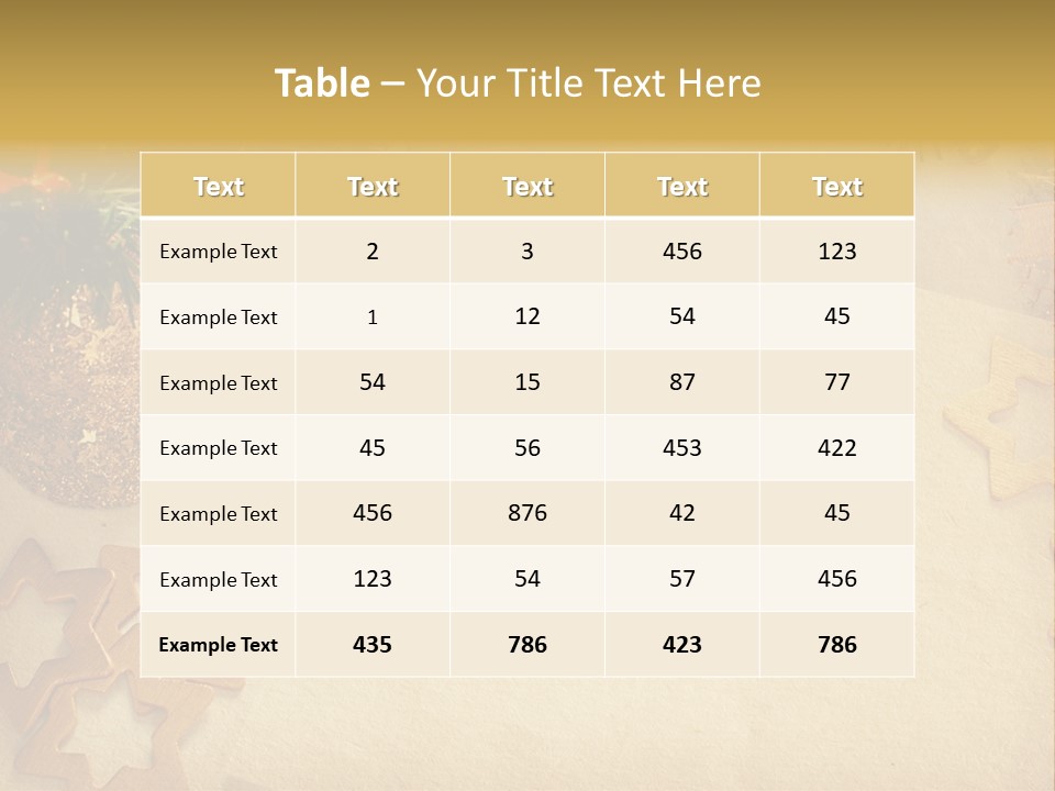 Retro Bell Greeting PowerPoint Template