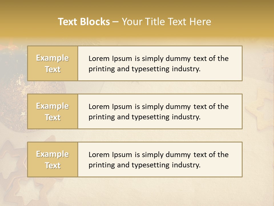 Retro Bell Greeting PowerPoint Template