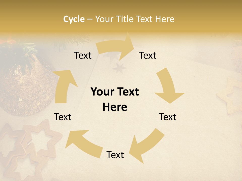Retro Bell Greeting PowerPoint Template