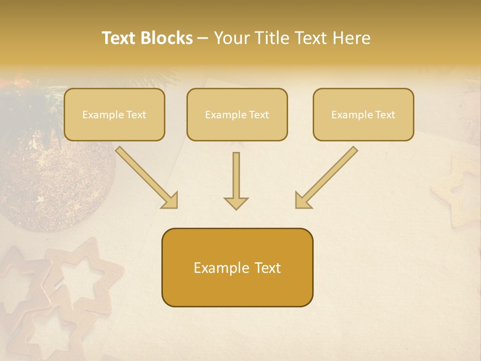 Retro Bell Greeting PowerPoint Template
