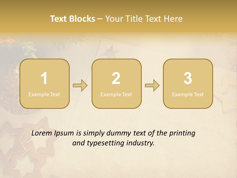 Retro Bell Greeting PowerPoint Template