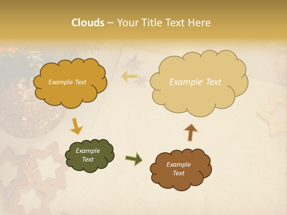 Retro Bell Greeting PowerPoint Template