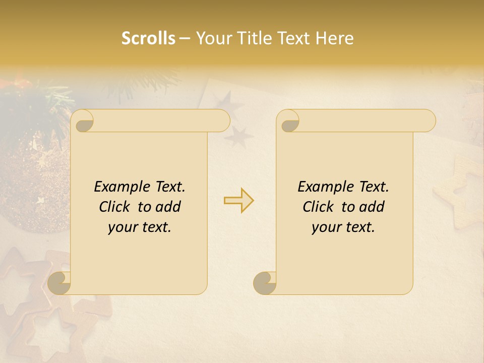 Retro Bell Greeting PowerPoint Template