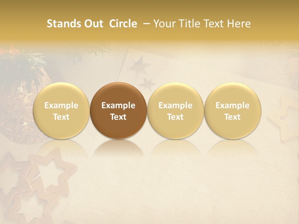 Retro Bell Greeting PowerPoint Template