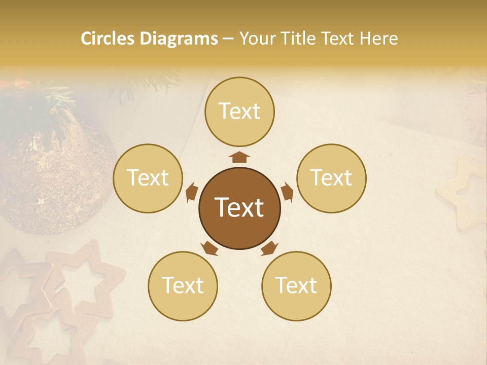 Retro Bell Greeting PowerPoint Template