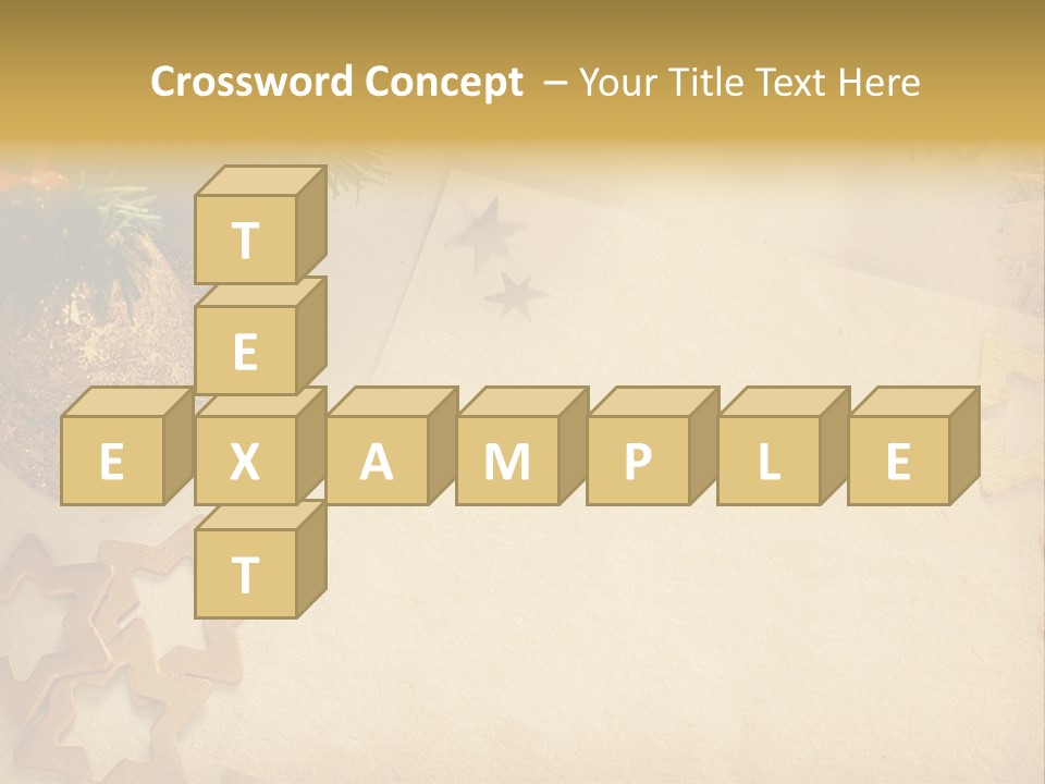 Retro Bell Greeting PowerPoint Template