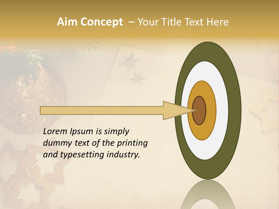 Retro Bell Greeting PowerPoint Template