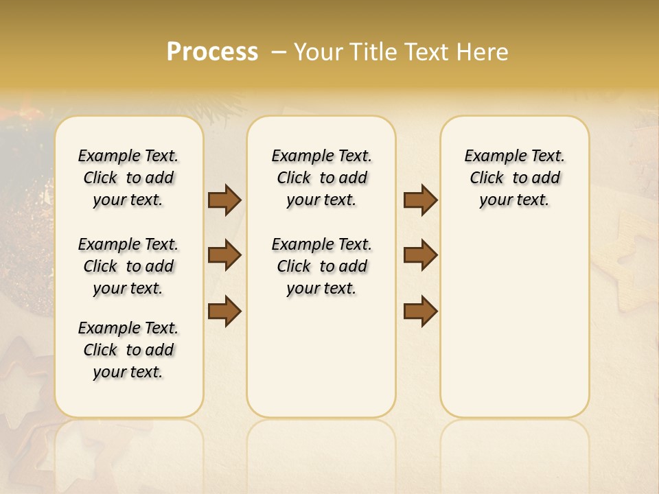 Retro Bell Greeting PowerPoint Template