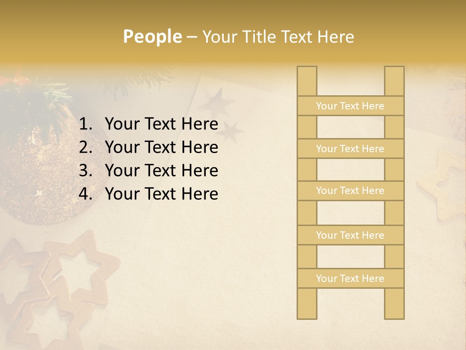 Retro Bell Greeting PowerPoint Template