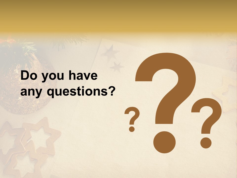 Retro Bell Greeting PowerPoint Template