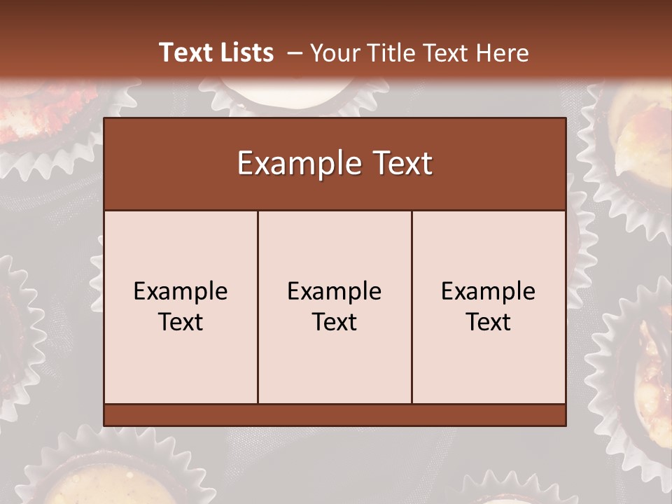 Love Truffle Fancy PowerPoint Template