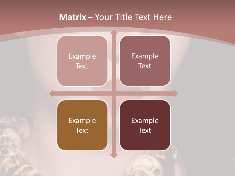 Pierced Woman PowerPoint Template