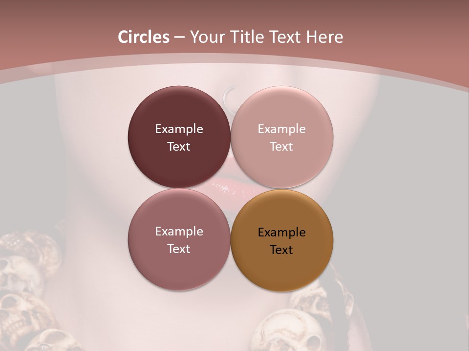 Pierced Woman PowerPoint Template