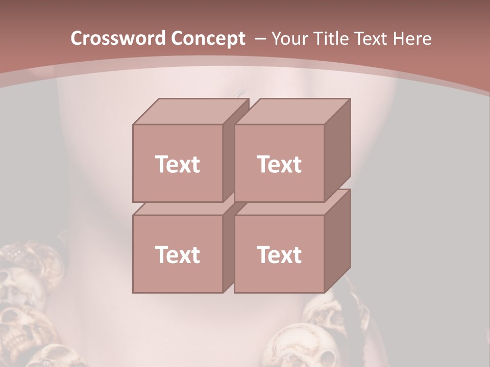 Pierced Woman PowerPoint Template