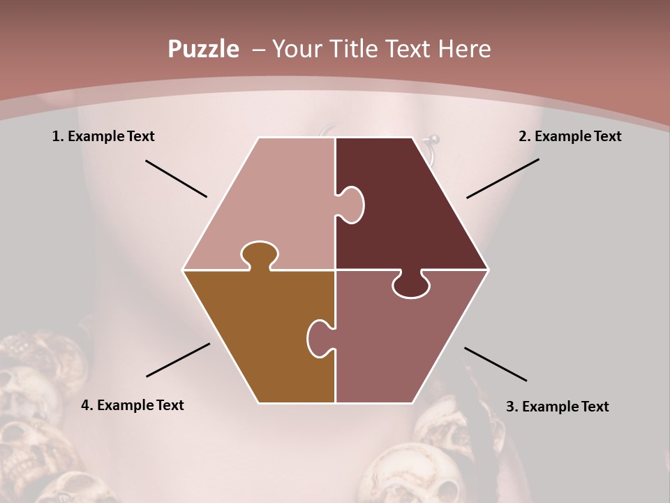 Pierced Woman PowerPoint Template