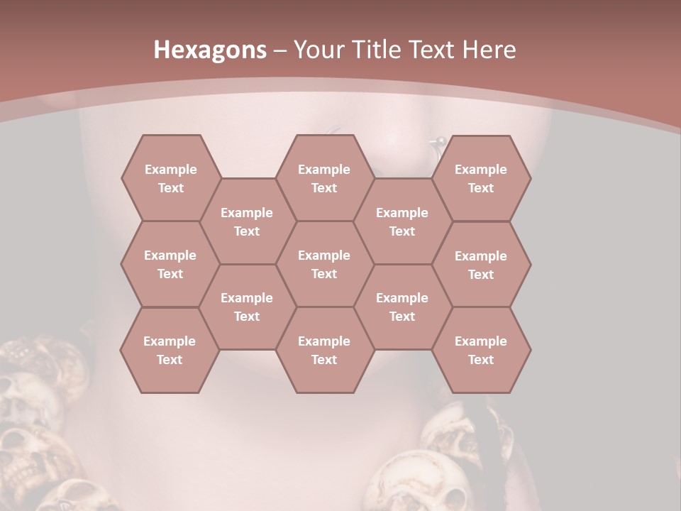 Pierced Woman PowerPoint Template