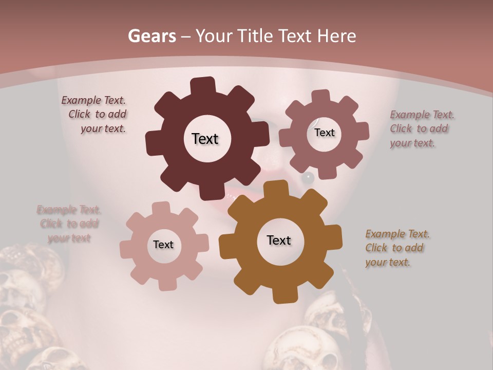 Pierced Woman PowerPoint Template