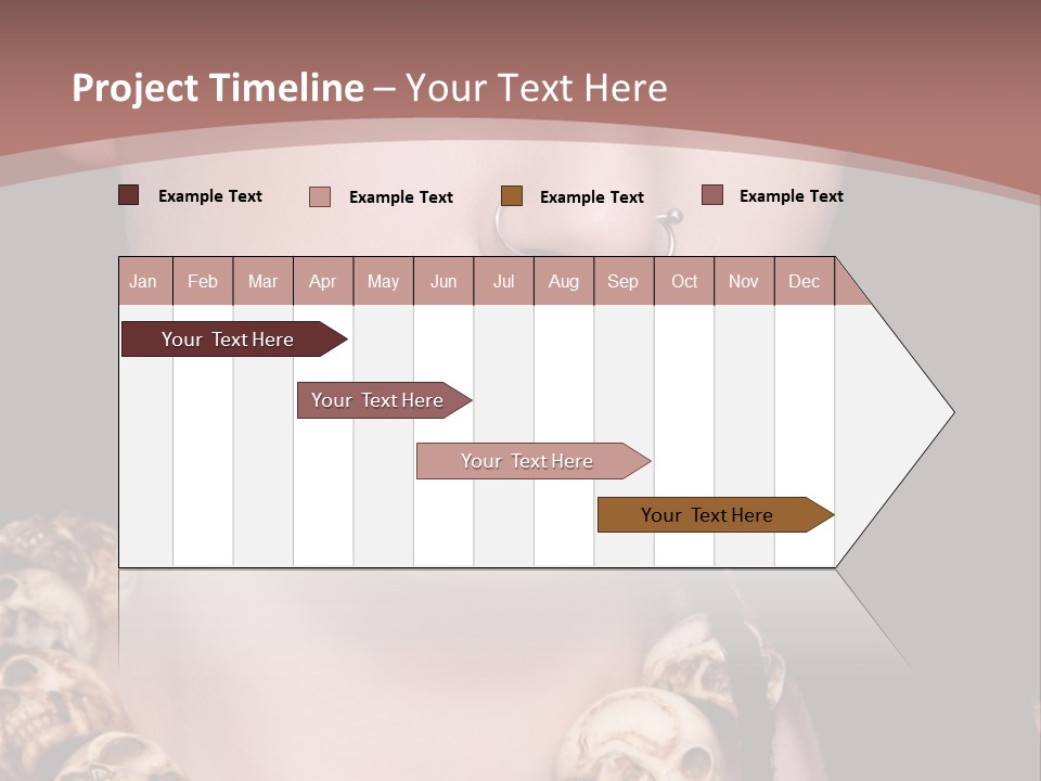 Pierced Woman PowerPoint Template