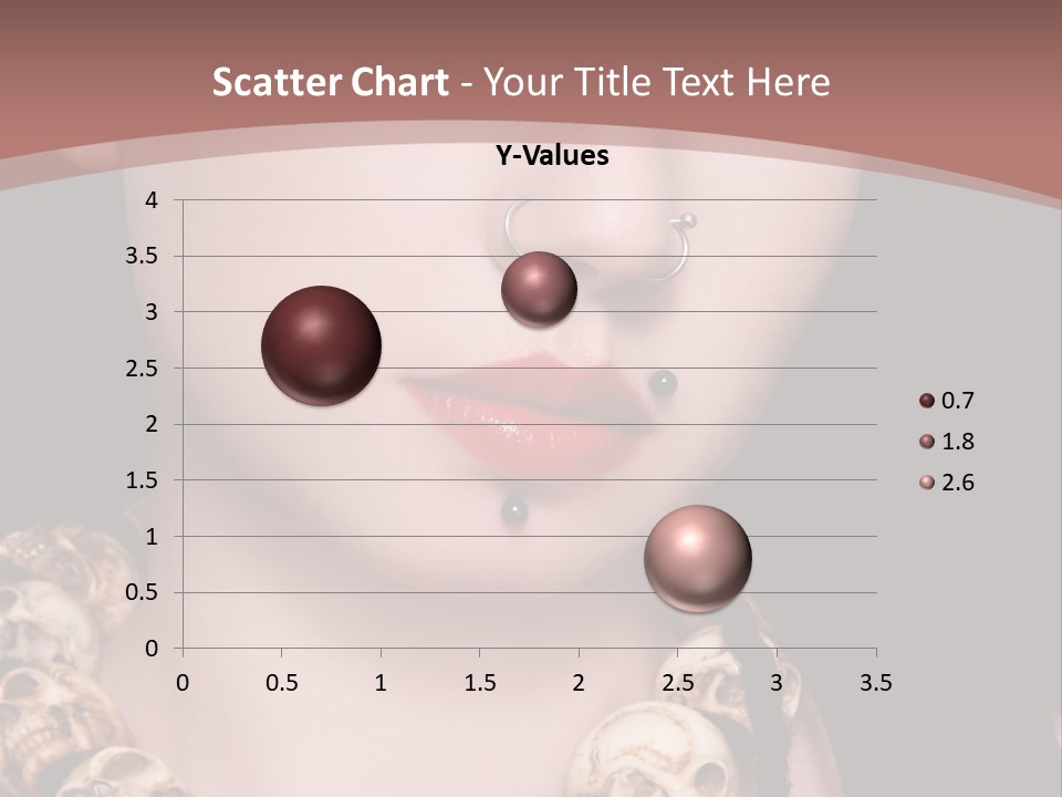 Pierced Woman PowerPoint Template