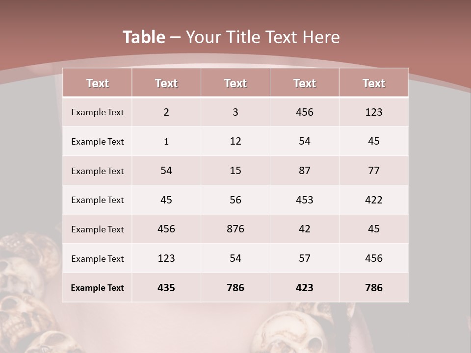 Pierced Woman PowerPoint Template