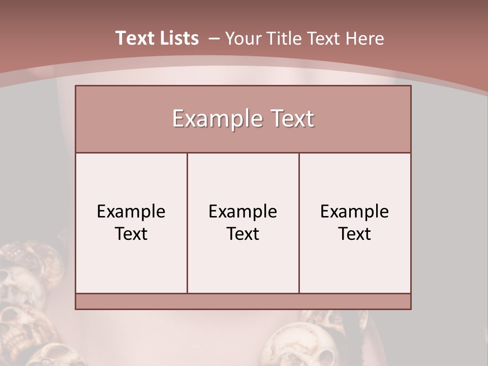 Pierced Woman PowerPoint Template