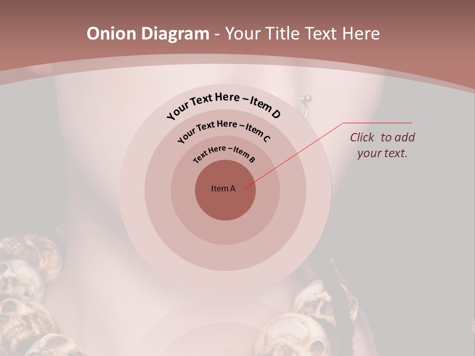 Pierced Woman PowerPoint Template