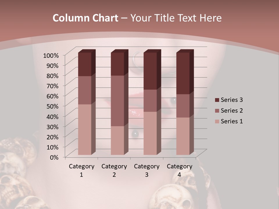 Pierced Woman PowerPoint Template