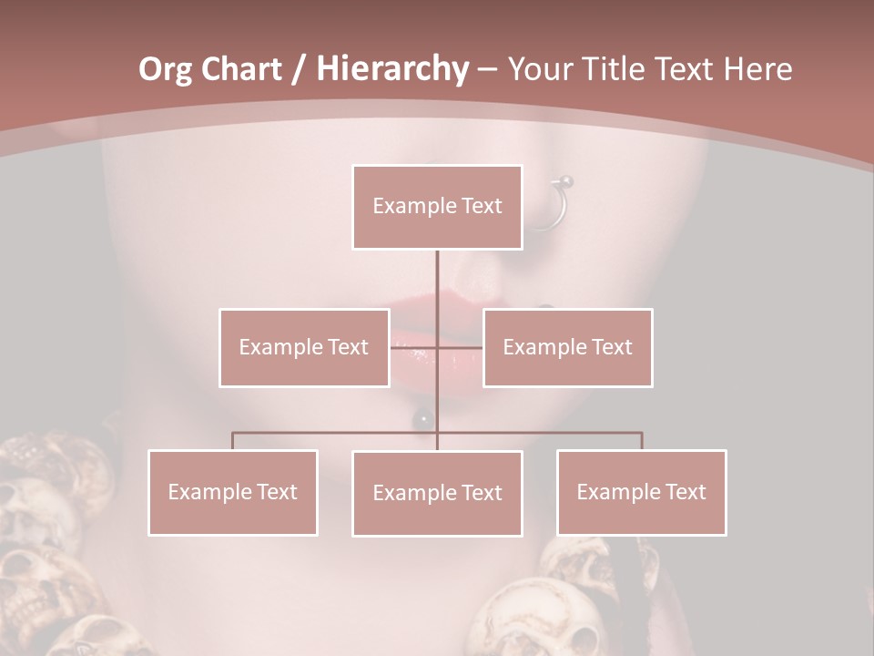 Pierced Woman PowerPoint Template