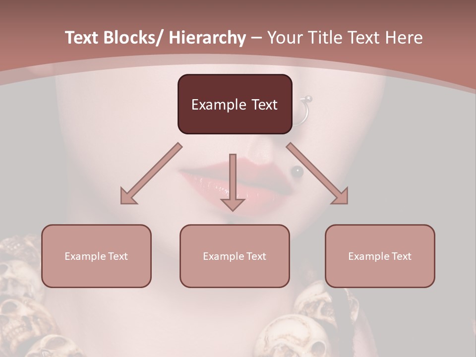 Pierced Woman PowerPoint Template