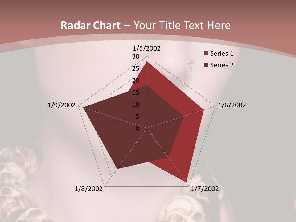 Pierced Woman PowerPoint Template