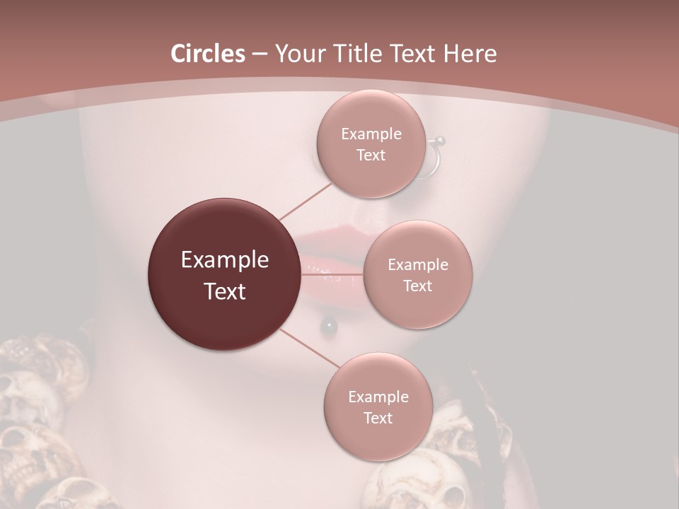 Pierced Woman PowerPoint Template