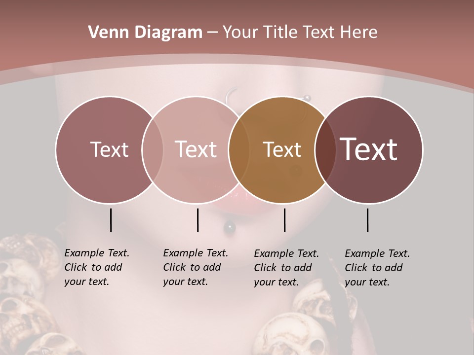 Pierced Woman PowerPoint Template