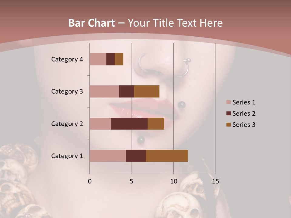 Pierced Woman PowerPoint Template