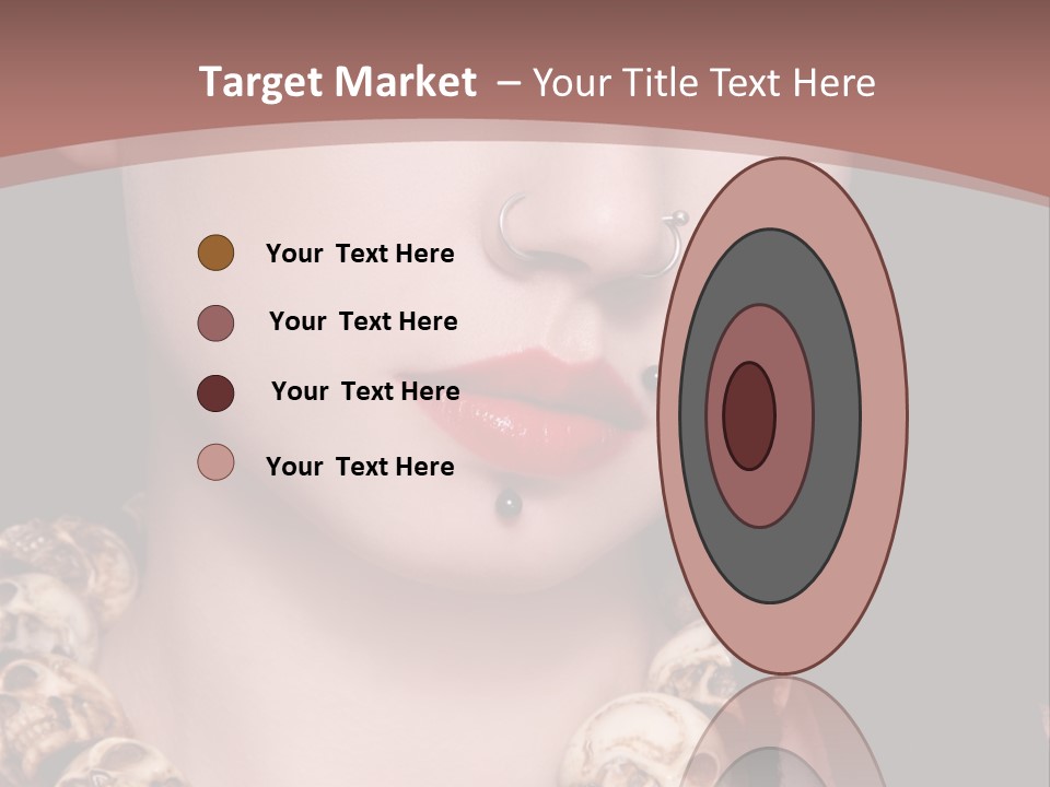 Pierced Woman PowerPoint Template