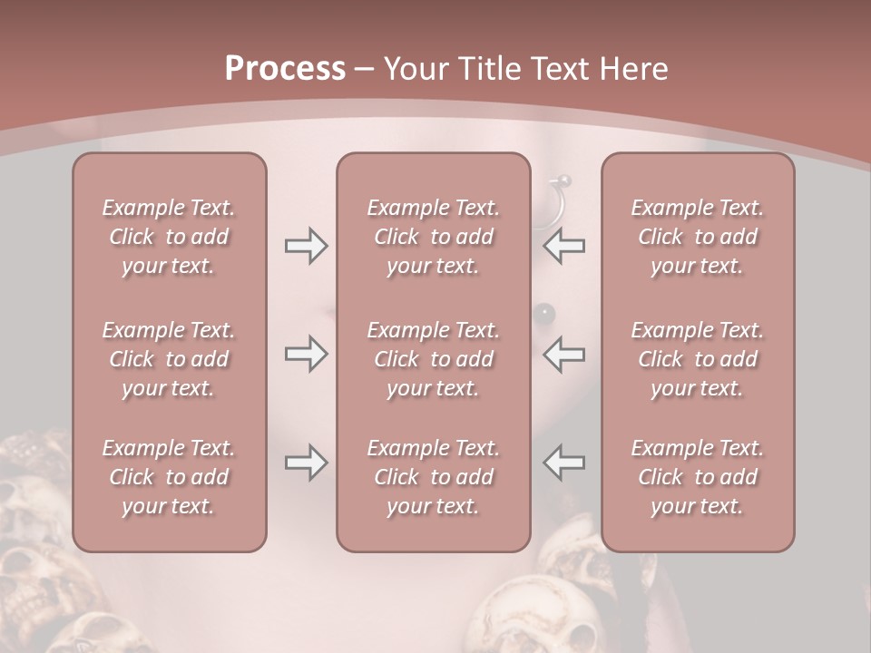 Pierced Woman PowerPoint Template