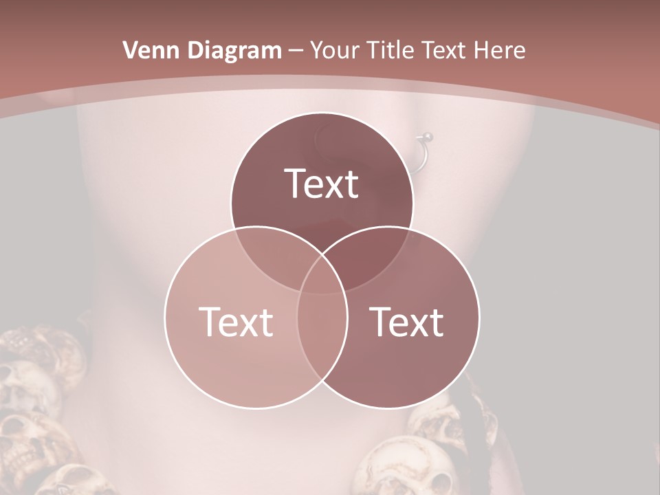 Pierced Woman PowerPoint Template